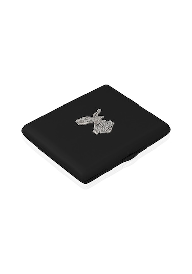 Zekupp Siyah Harley-Davidson Metal Sigara Tabakası N11.1087