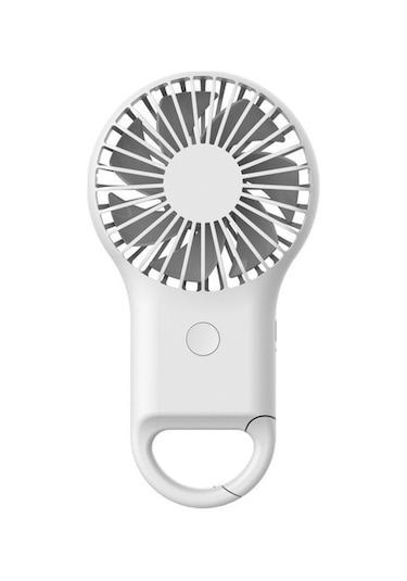Mini Kolu Fan Akülü Karabina Usb Mini Fan Taşınabilir Fan Kamp Seyahat Ev Beyaz Için Uygun Slfzb1 Var Ayaklı 20 Adetten Az