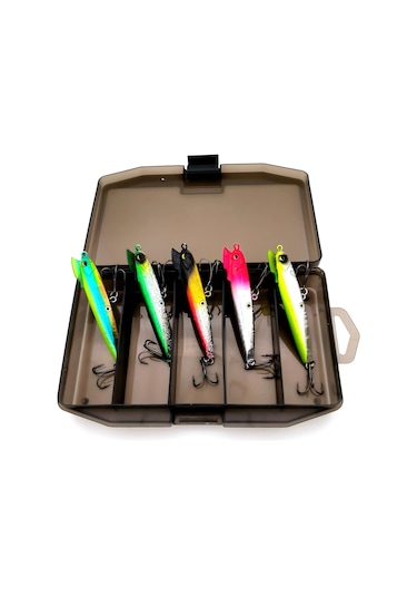 Valkyrie 5 Adet Kutulu 18gr Tatlı Tuzlu Su Uyumlu Kancalı Biyonik Olta Yem Seti
