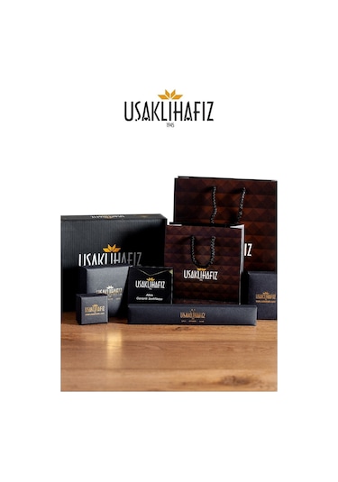 Uşaklıhafız 14 Ayar Altın Küçük Boy Sedefli E Harfi Kolye