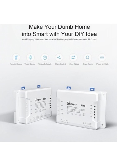 Sonoff 4Ch-R3 Smart Swıtch