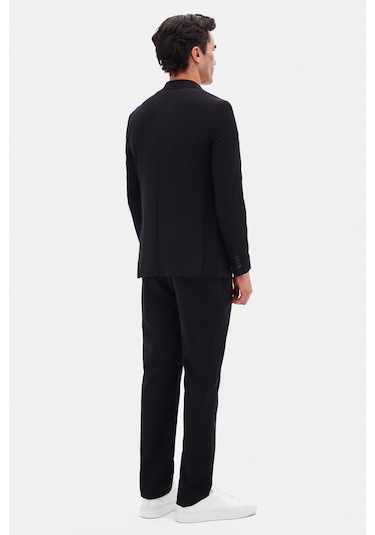 Twn Slim Fit Siyah Düz Takim Elbise 4ec05e301545m 001