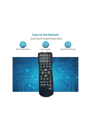 Crackedice Rav254 Yamaha Alıcı Rx-v496 Htr-5240 İçin Uzaktan Kumandayı Değiştirin