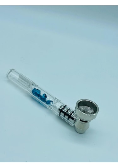 Isıyadayanıklı Metal&cam Pipo 9cm-2parça//pc44