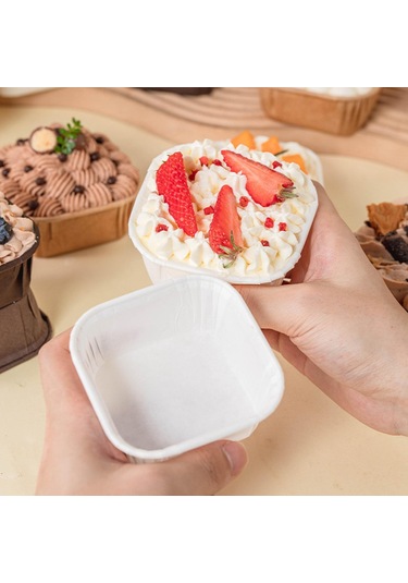 Suntek Yıldönümü Tatil Düğün Kahvesi Için 50x Cupcake