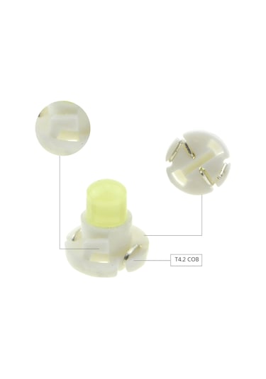 Sewick T4,2 LED COB gösterge Ampulü (Mavi) (4 Adet)