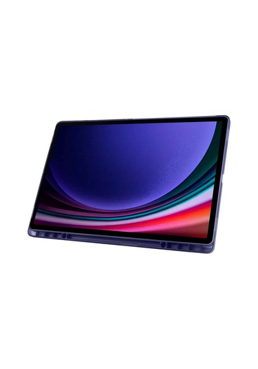 Samsung Galaxy Uyumlu Tab S9 Ultra X910 14.6 İnç Kılıf Kalem Bölmeli Silikon Smart Cover Tablet Kılıfı
