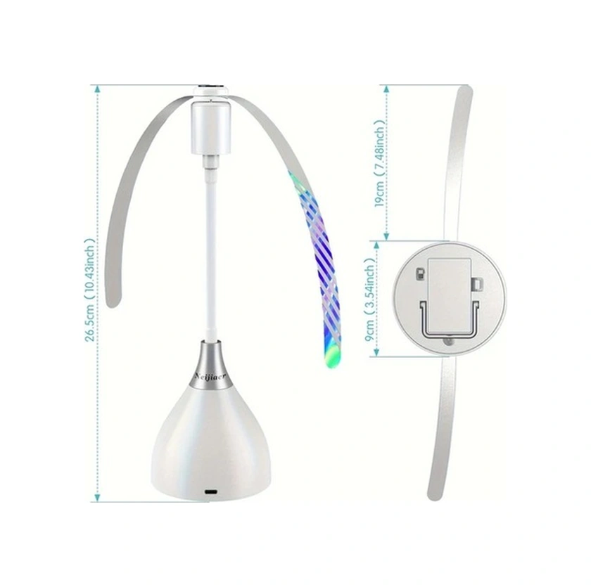 Trendooze Güneş022 Beyaz 2li Masa Sinek Kovucu, Usb Pil İle Portatif Sineksavar