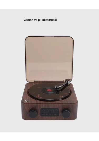 Dekoratif Gece Işığı Bluetooth Hoparlör Dijital Saat Çok Yönlü Se