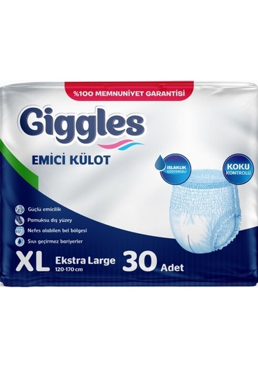 Giggles Hasta Bezi Yetişkin Emici Külot Ekstra Büyük Xl 90 Adet XL