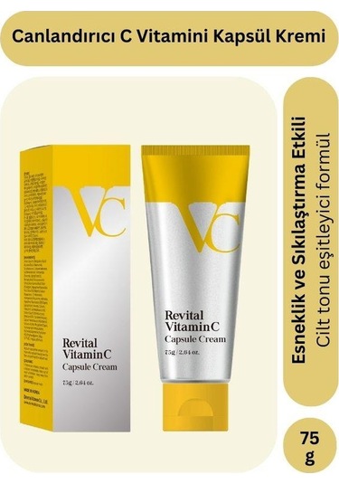 Dermal Revital Vitamin C Canlandırıcı ve Ton Eşitleyici Krem 75 ML