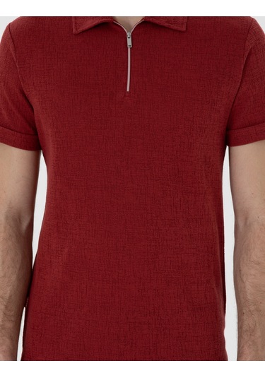 Pierre Cardin Erkek Nar Çiçeği Tişört 50302586-vr239 Nar Çiçeği