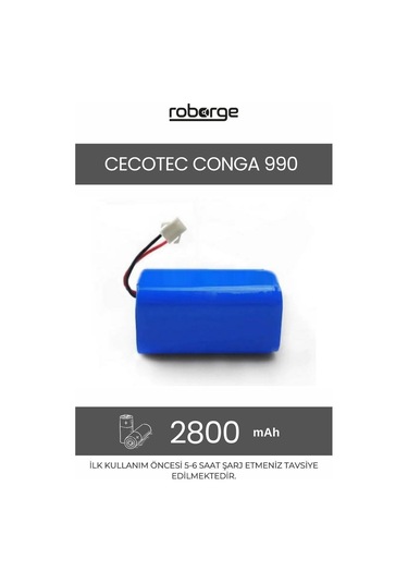Cecotec Conga 990 Robot Süpürge Uyumlu Batarya 2800 Mah - Muadil Ürün