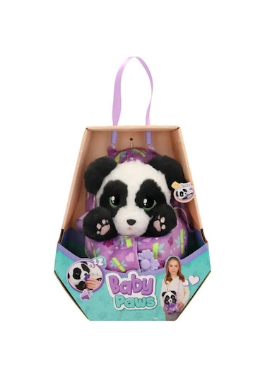 Baby Paws Sesli Panda Peluş 20 Cm Çok Renkli