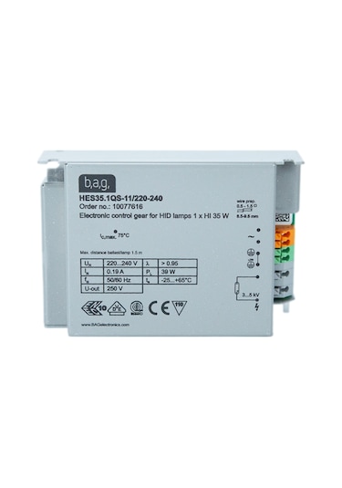 Bag 1x35W Elektronik Balast