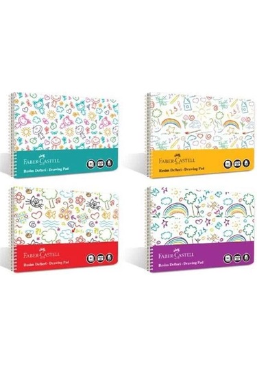 Faber Castell Resim Defteri Eğlenceli Plastik Kapak 25x35 Cm 30 Yaprak
