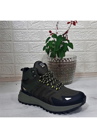 Jump 28680 Haki Waterproof Kaymaz Taban Erkek Bot 001