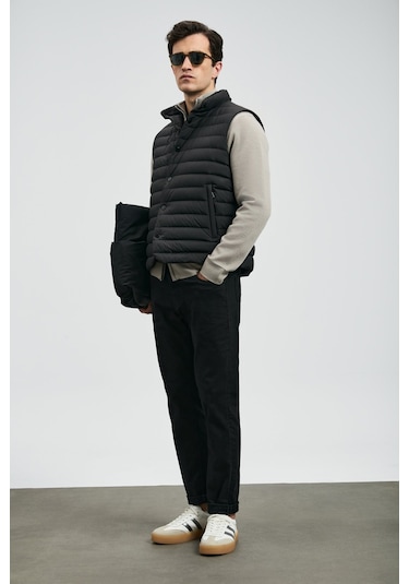 Lufian Anton Smart Erkek Jean Pantolon 112200260 Siyah