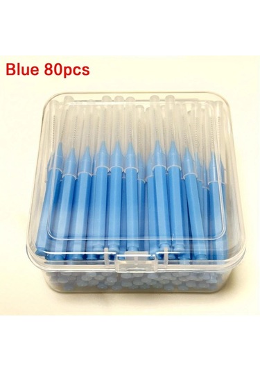 Willowhaven 80 Adet 1.2mm Yumuşak Nylon Diş Arası Fırçası Yetişkinler İçin Plak Temizleme Ve Günlük Ağız Bakımı