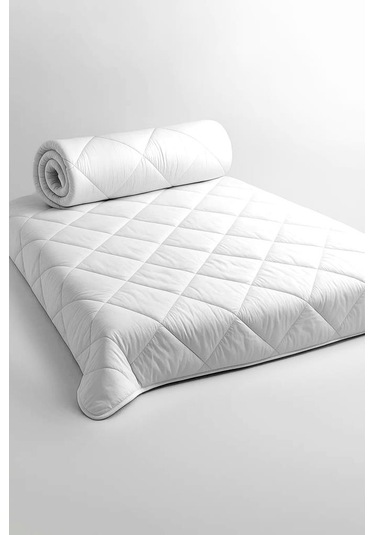 Niron Çift Kişilik Yorgan 195x215 Mikrofiber Kumaş, 200 G/m² Silikon Elyaf Dolgu Beyaz