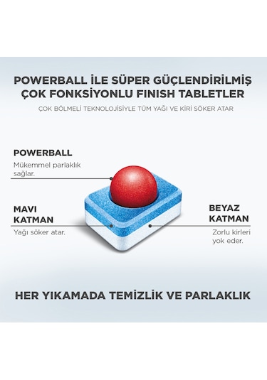Finish Hepsi Bir Arada Max Bulaşık Makinesi Deterjanı 100 Tablet
