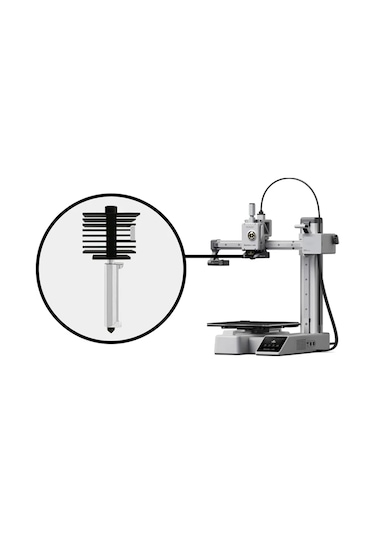 Xurunkeji Bambu Lab A1 Mini Nozul Montajı Hotend Kiti 0.2mm Sertleştirilmiş Çelik Bambu Lab 3d Yazıcı Aksesuarı İçin