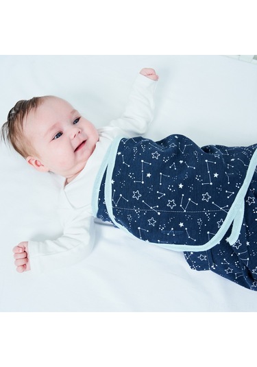 Lemestar Yeni Doğan Bebekler İçin Pamuklu Sarıcak, 3 Adet Paket, 65x51 Cm, Bulut Desenli, Yıkama Uygun, Rahat Ve Nefes Alıcı Su3007 Çok Renkli