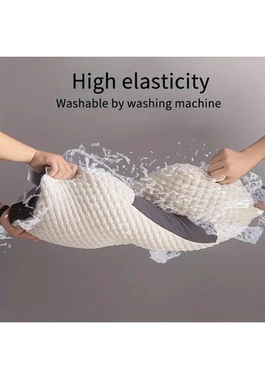 Örme Pamuklu Masaj Boyun Yastığı Uyku İçin Yumuşak Ayarlanabilir Ergonomik Ortopedik Destek Yastığı Yüksek Kaliteli Yastık Çekirdeği Diğer