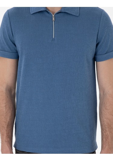 Pierre Cardin Erkek Mavi Tişört 50302586-vr036 Mavi