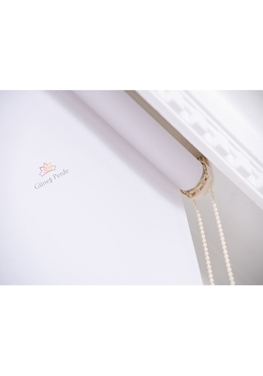 Beyaz Stor Zebra Perde Oygusuz Beyaz