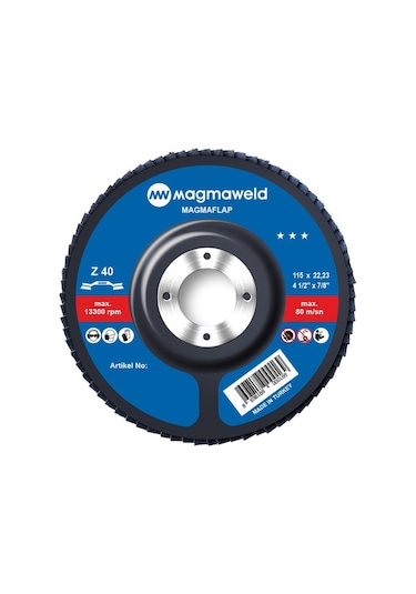 Magmaflap Flap Disk 40 Kum-Zr 115 X 22 (Mm)