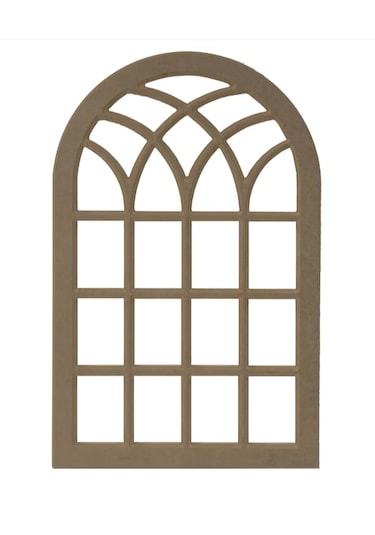 Ahşap Mdf Boyanabilir Dekoratif Duvar Aynası 1