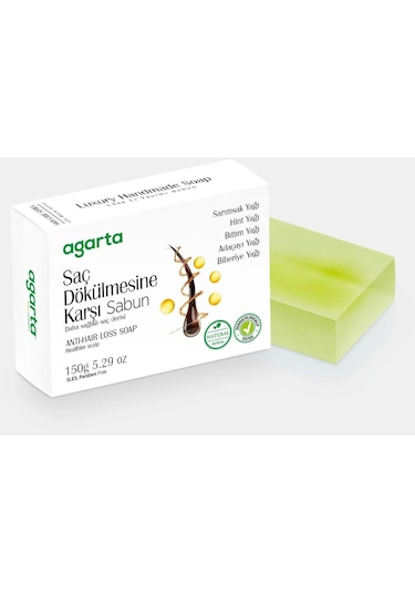 Agarta Doğal Bakım Saç Dökülmesine Karşı Sabun 150 G