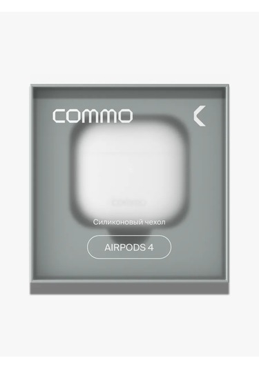 Commo İos Uyumlu Airpods 4 İçin Shield Case Silikon Kılıf, Beyaz 326214810 Beyaz