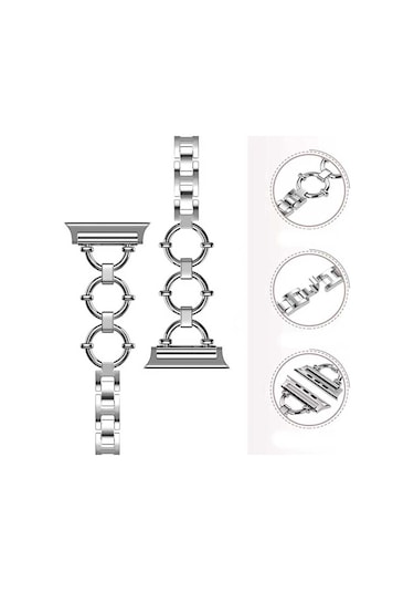 Watch 38mm Uyumlu Krd-56 Metal Tlzn Kordon-siyah