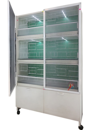 İstanbul Kafes Model 6D Pvc Kuş Dolabı