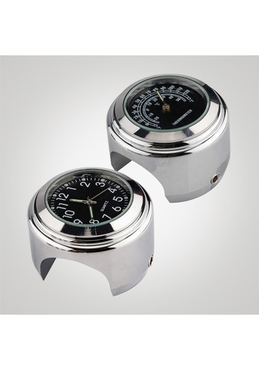 Pazly Evrensel Motosiklet Ve Bisiklet Gidon Saati Termometre K20473-7