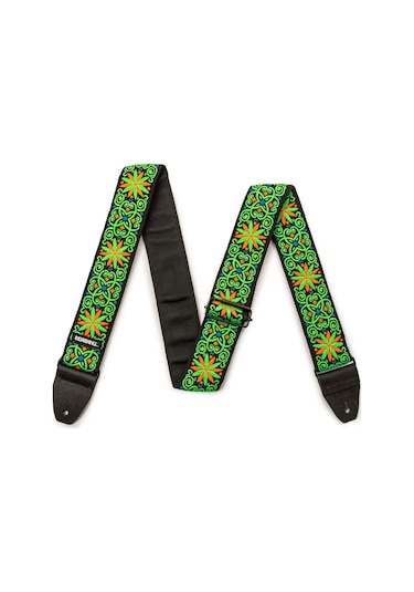 Jim Dunlop Jh26 Jimi Hendrix Blacklight Fillmore Green Gitar Askısı