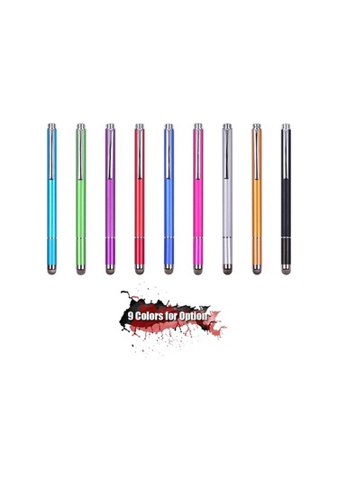 Pazly Wk-117a 2'li Kapasitif Kalem Seti, Değiştirilebilir Uçlar, Siyah/mor, 2 Adet/