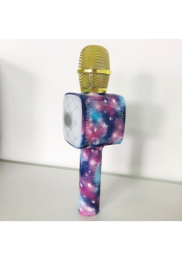 Doppler Stardust Karaoke Mikrofonu Ses Değiştirme Özellikli Işıklı