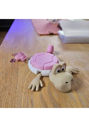Super Mario Koopa Troopa Bardak Altlığı Pembe