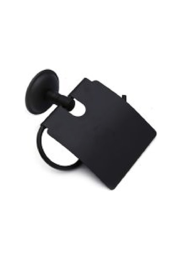 Siyah Tuvalet Kâğıtlığı | WC Kâğıtlığı | Kapaklı Kağıtlık | Lüx |