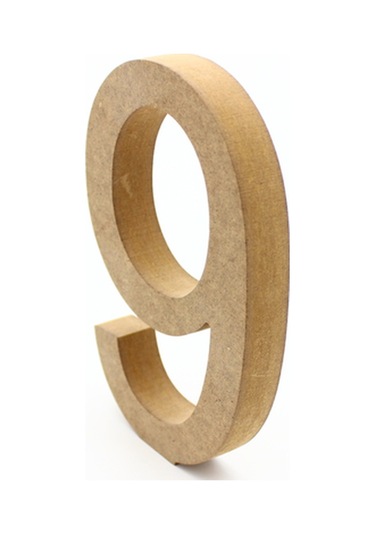 Na Neşeli Ahşap 10 Cm 18mm Dik Durabilen 9 Rakamı.ahşap Sayı Söz Nişan Doğum Günü Tabela Duvar Yazısı Duvar Süsü Model 10cm18mm9rakamı
