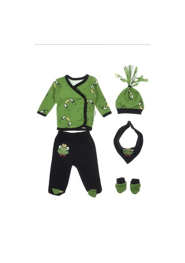 Serpme Kurbağa 5'li Set Yeşil