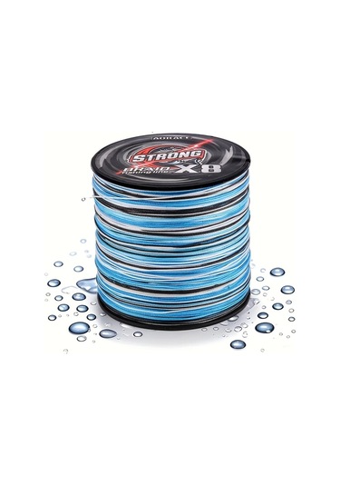 Brightnova Dayanıklı 8 İplik Örülmüş C 1.0 0.18mm 15lb Misina 300m 328yd 10 100lb Kamuflaj Tuzlu Su Balıkçılık