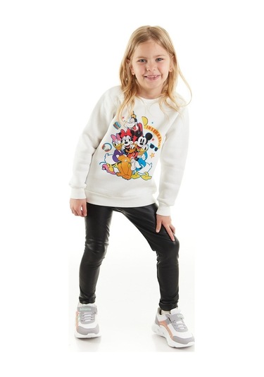 Supermino Minnie Mouse Lisanslı Kız Çocuk Sweatshirt 20170