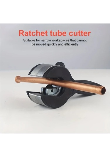 Trendooze Gaojunshop01 Profesyonel Siyah 8-29mm Mandrenli Çelik Bıçak Boru Kesici Dayanıklı Metal Pvc Bakır Siyah