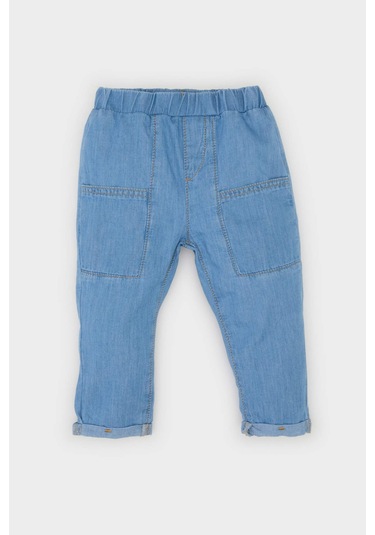 DeFacto Erkek Bebek Beli Lastikli Jean Pantolon E0833A525SPNM28