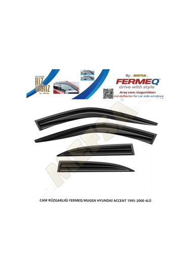 Cam Rüzgarlığı Fermeq Mugen Hyundai Accent 1995-2000 4lü
