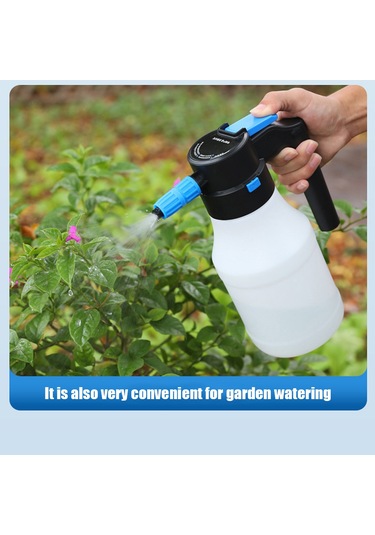 Mufunye Elektrikli Araba Yıkama Köpük Tabancası 1.5l Büyük Kapasiteli Araba Köpük Püskürtücü Basınçlı Yıkama Köpük Topu 6 Araba Kamyon Bahçe Ev Temizliği